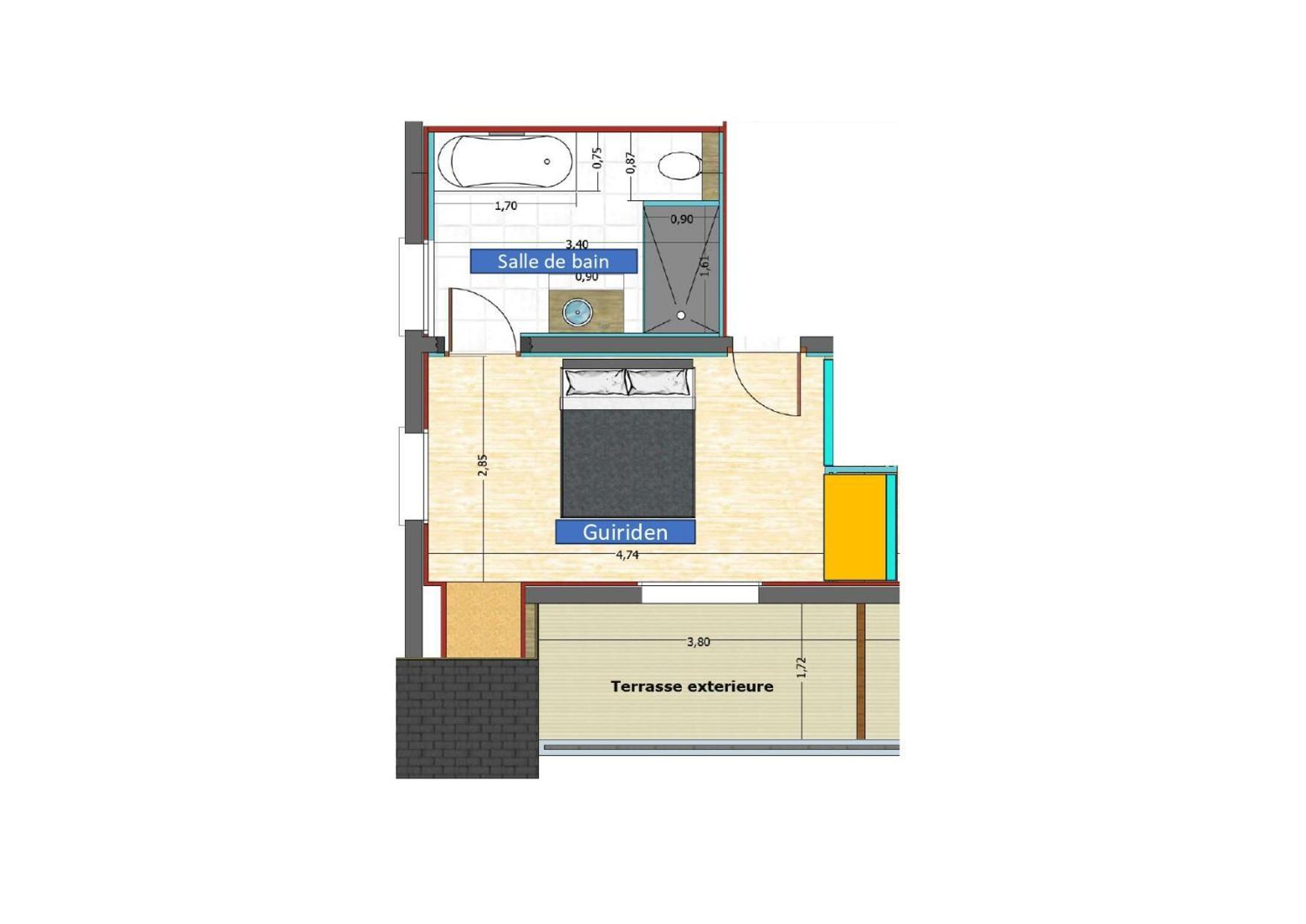 Ty Menez Bed & Breakfast Fouesnant Luaran gambar