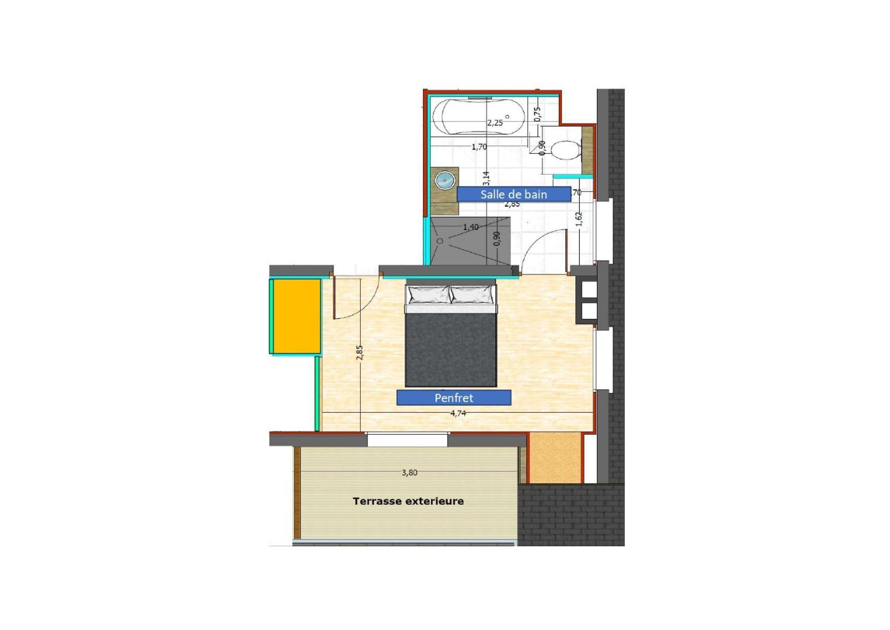 Ty Menez Bed & Breakfast Fouesnant Luaran gambar